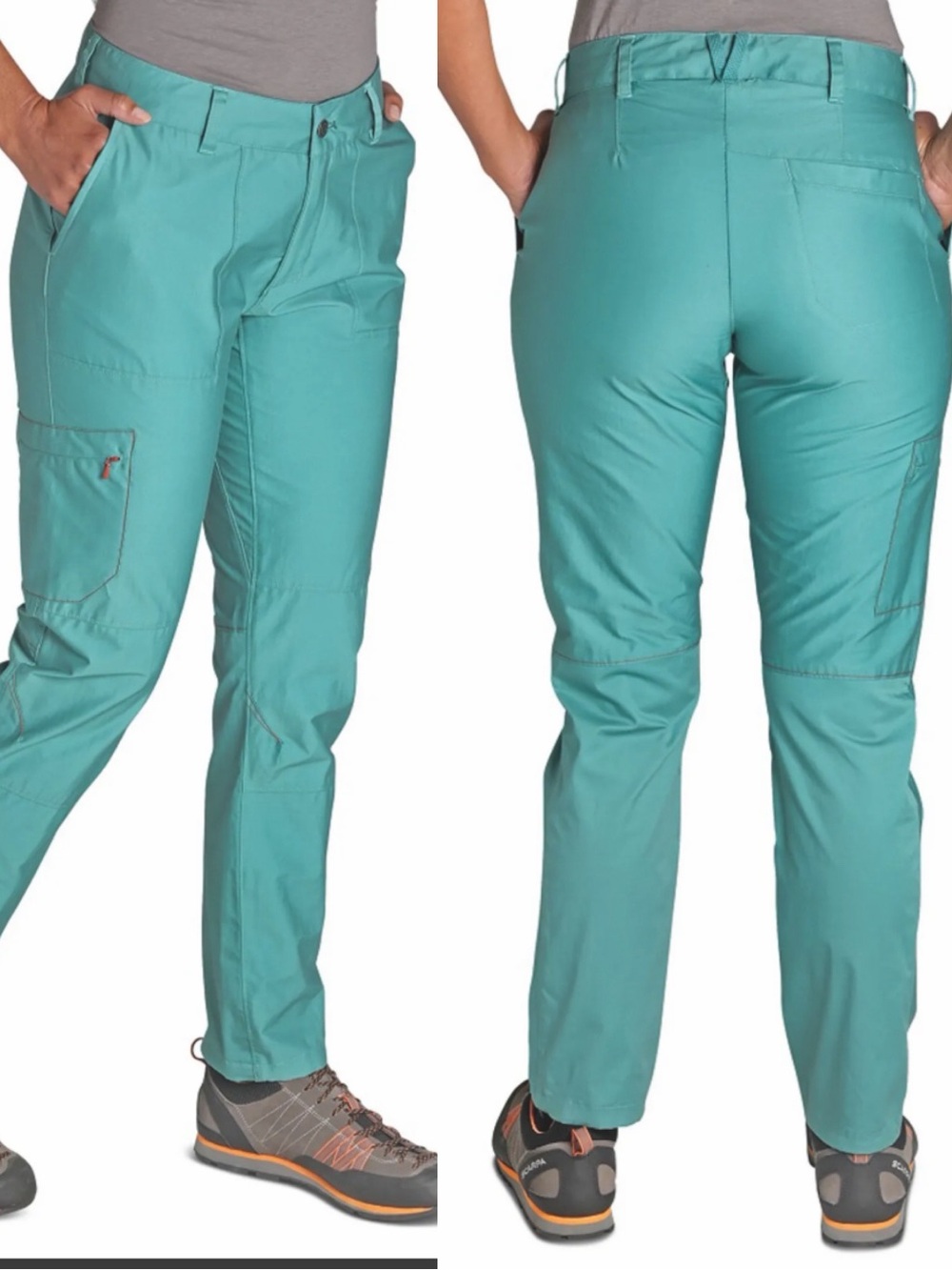 Outdoor Research Quarry Pants Womens 8 Seaglass Green Rugged Climbing Hiking